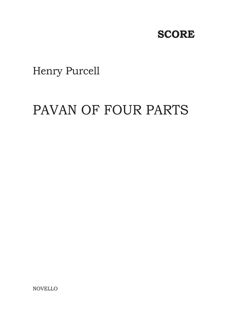 Pavan Of Four Voices